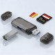 Lecteur De Cartes Mémoire 5 En 1 USB 3.0 Avec USB A Type C SD TF Jusqu’à 5 Gbit S Sans Pilote