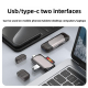 Lecteur De Cartes Mémoire 5 En 1 USB 3.0 Avec USB A Type C SD TF Jusqu’à 5 Gbit S Sans Pilote