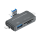 Lecteur De Cartes USB 3.0 7 En 1 Pour Importer Des Photos Sur Téléphone Avec USB SD TF Type-C Micro USB 8 Pin - www.yonis-sho...
