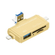 Lecteur De Cartes USB 3.0 7 En 1 Pour Importer Des Photos Sur Téléphone Avec USB SD TF Type-C Micro USB 8 Pin - www.yonis-sho...