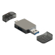 Adaptateur OTG USB-C 3 En 1 Avec Lecteur De Cartes SD TF Et Port USB Compatible Type-C 8 Pin
