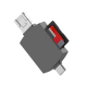 Adaptateur OTG USB-C 3 En 1 Avec Lecteur De Cartes SD TF Et Port USB Compatible Type-C 8 Pin