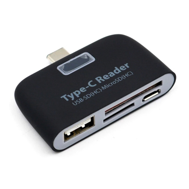 Adaptateur Lecteur De Cartes SD TF USB C Avec Hub USB Et Voyant LED Pour Téléphones Ordinateurs Et MacBook - www.yonis-shop.com