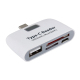 Adaptateur Lecteur De Cartes SD TF USB C Avec Hub USB Et Voyant LED Pour Téléphones Ordinateurs Et MacBook - www.yonis-shop.com