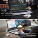 Lecteur De Cartes 3 En 1 USB C 8 Pin USB A Pour Transfert De Photos Vidéos Avec Emplacements TF SD Lecture Simultanée