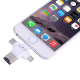 Lecteur De Cartes TF 4 En 1 Pour USB-C Micro USB Et 8 Pin Avec Fonction OTG Support FAT32 ExFAT - www.yonis-shop.com