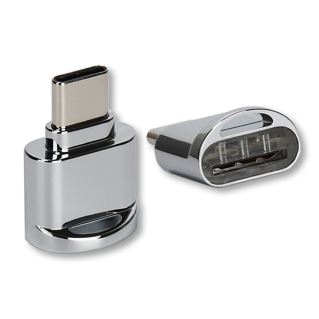 Adaptateur Lecteur De Carte Micro SD USB C Pour Smartphone USB 3.1 Réversible Compact Lecture Écriture - www.yonis-shop.com