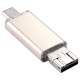 Clé USB 32 Go OTG 3 En 1 USB-C Et USB 2.0 Pour Smartphones Tablettes Et Ordinateurs Résistante En Aluminium - www.yonis-shop.com