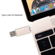 Clé USB 32 Go OTG 3 En 1 USB-C Et USB 2.0 Pour Smartphones Tablettes Et Ordinateurs Résistante En Aluminium - www.yonis-shop.com