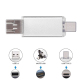 Clé USB 64 Go USB-C OTG Et USB 2.0 Pour Smartphones Tablettes Et Ordinateurs Compacte En Aluminium Résistante Aux Chocs Humid...