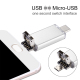 Clé USB 64 Go USB-C OTG Et USB 2.0 Pour Smartphones Tablettes Et Ordinateurs Compacte En Aluminium Résistante Aux Chocs Humid...