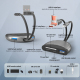Adaptateur USB-C 6-En-1 Pour Transfert Photo Avec Lecteur SD TF 3 Ports USB Et Charge 8 Pin Type-C - www.yonis-shop.com