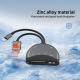 Adaptateur USB-C 6-En-1 Pour Transfert Photo Avec Lecteur SD TF 3 Ports USB Et Charge 8 Pin Type-C - www.yonis-shop.com