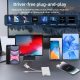 Adaptateur 7 En 1 USB C 8 Pin Avec 3 Ports USB Lecteur SD TF Pour Transfert De Photos Et Recharge Simultanée