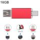 Clé USB 16 Go OTG 3 En 1 USB-C Et USB 2.0 Pour Smartphones Tablettes Et Ordinateurs Résistante Et Légère