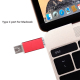 Clé USB 16 Go OTG 3 En 1 USB-C Et USB 2.0 Pour Smartphones Tablettes Et Ordinateurs Résistante Et Légère