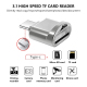 Lecteur De Carte Micro SD Adaptateur USB-C 3.1 Compact Pour Tablettes Et Smartphones OTG Lecture Écriture Réversible - www.yo...