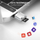 Lecteur De Carte Micro SD Adaptateur USB-C 3.1 Compact Pour Tablettes Et Smartphones OTG Lecture Écriture Réversible