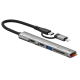 Adaptateur USB-C 5 En 1 Pour Appareils USB-C Et 8 Pin Avec USB-C USB Lecteurs De Cartes SD Et TF Plug And Play - www.yonis-sh...