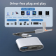 Lecteur De Cartes SD TF 3 En 1 Pour Transfert De Données USB C USB A 8 Pin Jusqu’à 1 To - www.yonis-shop.com