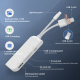 Adaptateur Multifonction USB C 8 Pin Pour Transfert De Photos Avec Lecteur De Cartes CF SD TF Port USB A Et Charge USB C