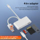 Lecteur De Cartes Mémoire USB-C 8 Pin USB-A Pour Transfert De Photos Avec Ports TF SD Et Charge Pass-Through - www.yonis-shop...
