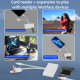 Lecteur De Cartes Mémoire USB-C 8 Pin USB-A Pour Transfert De Photos Avec Ports TF SD Et Charge Pass-Through - www.yonis-shop...
