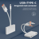 Lecteur De Cartes Mémoire USB-C 8 Pin USB-A Pour Transfert De Photos Avec Ports TF SD Et Charge Pass-Through - www.yonis-shop...