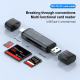 Lecteur De Cartes Mémoire 5 En 1 USB Type C Pour Téléphone Tablette Et Ordinateur Plug And Play Sans Pilote - www.yonis-shop.com
