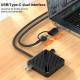 Lecteur De Cartes Mémoire Et Boîtier De Rangement USB 3.0 5 Gbit/s SD TF 5 Cartes USB Type-C Compatible Multisystème