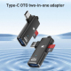 Adaptateur OTG USB-C Vers Lecteur De Carte TF USB 3.0 Débit 5 Gbps Sans Application Boîtier Aluminium