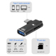 Adaptateur OTG USB-C Vers Lecteur De Carte TF USB 3.0 Débit 5 Gbps Sans Application Boîtier Aluminium