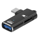 Adaptateur OTG USB-C Vers Lecteur De Carte TF USB 3.0 Débit 5 Gbps Sans Application Boîtier Aluminium - www.yonis-shop.com