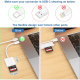 Adaptateur Lecteur De Cartes SD SDHC USB C Lot De 2 Pour Lire Et Écrire Des Cartes Mémoire Sans Alimentation Externe