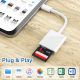 Adaptateur Lecteur De Cartes SD SDHC USB C Lot De 2 Pour Lire Et Écrire Des Cartes Mémoire Sans Alimentation Externe