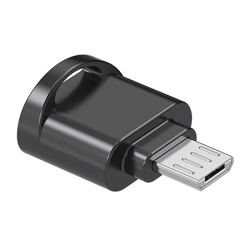 Lecteur De Carte TF Micro USB Plug And Play Sans Alimentation Externe Pour Smartphones Et Tablettes Mini Format Noir Carte Non Incluse