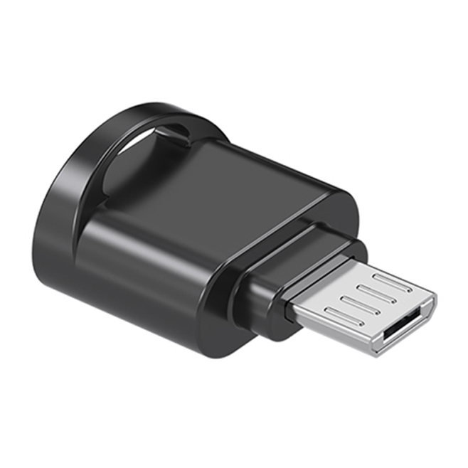 Lecteur De Carte TF Micro USB Plug And Play Sans Alimentation Externe Pour Smartphones Et Tablettes Mini Format Noir Carte No...