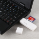 Lecteur De Cartes USB-C SD TF Et Micro USB Compatible Windows Mac OS Android USB 2.0 Blanc - www.yonis-shop.com