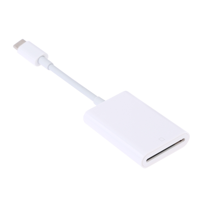 Adaptateur Lecteur De Carte SD USB-C Pour MacBook Mobile Et Tablette Plug And Play Avec Câble De 6 cm