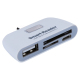 Lecteur De Cartes Mémoire OTG Micro USB Pour Lecture Écriture SD TF Et USB 2.0 Avec Voyant LED - www.yonis-shop.com