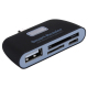 Lecteur De Cartes Mémoire OTG Micro USB Pour Lecture Écriture SD TF Et USB 2.0 Avec Voyant LED - www.yonis-shop.com