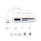 Lecteur De Cartes Mémoire USB C SD Et MicroSD Avec Port USB 2.0 Plug And Play Pour Ordinateur Et Téléphone OTG