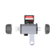 Lecteur De Cartes OTG 3 En 1 USB-C Micro USB USB 2.0 Avec Double Slot SD TF Et Boîtier Aluminium-Magnésium - www.yonis-shop.com