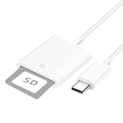 Lecteur De Carte SD Type C Pour Téléphone Tablette Et Ordinateur Compact Plug And Play 16 Grammes Compatible Windows Et Mac