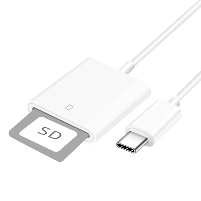 Lecteur De Carte SD Type C Pour Téléphone Tablette Et Ordinateur Compact Plug And Play 16 Grammes Compatible Windows Et Mac