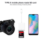 Lecteur De Carte SD Type C Pour Téléphone Tablette Et Ordinateur Compact Plug And Play 16 Grammes Compatible Windows Et Mac -...