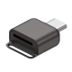 Lecteur De Carte Micro SD TF Type C Sans Pilote Compact En Alliage De Zinc Résistant Aux Chocs Pour Mobiles Et Ordinateurs - ...