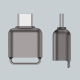 Lecteur De Carte Micro SD TF Type C Sans Pilote Compact En Alliage De Zinc Résistant Aux Chocs Pour Mobiles Et Ordinateurs - ...