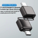Lecteur De Carte Micro SD TF Type C Sans Pilote Compact En Alliage De Zinc Résistant Aux Chocs Pour Mobiles Et Ordinateurs - ...
