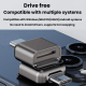 Lecteur De Carte Micro SD TF Type C Sans Pilote Compact En Alliage De Zinc Résistant Aux Chocs Pour Mobiles Et Ordinateurs - ...